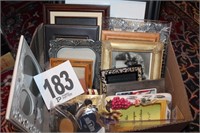Box Lot of Picture Frames