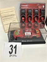Ricky Carver Budweiser Model Car with Certificate