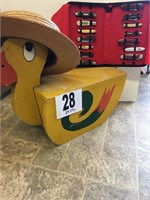 Duck Wooden Seat with Knife Collection (Wall #2)