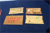 Vintage Post Card & Sign