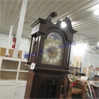 Ethan Allen grandfather clock with door key 78"T