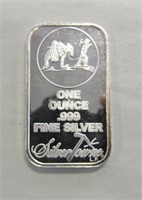 1oz .999 Fine Silver Bar - Silver Towne