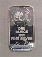 1oz .999 Fine Silver Bar - Silver Towne