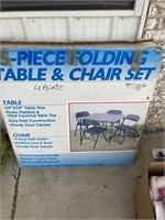 Like new card table and chairs set