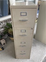 4 drawer upright file cabinet