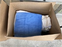 Box of towels and washclothes