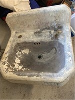 Old school cast iron sink