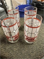 Set of Coca Cola glasses