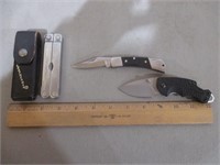 (1) Leatherman & (2) Pocket Knives