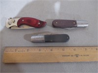 Lot of (3) Pocket Knives