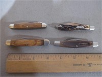 Lot of (4) Pocket Knives