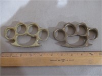 Lot of (2) Brass Knuckles
