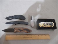 Lot of (4) Pocket Knives
