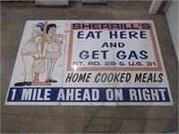 Sherrill's Diner Billboard Sign