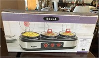 Bella triple slow cooker buffet & reserve