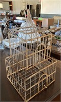 Metal birdcage 21” tall