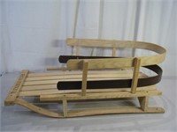 Nice wooden sled wall decor