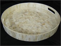New 14" mother of pearl tray