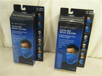 2 count new Mission Cooling neck gaiter ~ one size