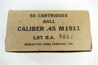 .45 Auto M1911 Ball Ammo by Remington