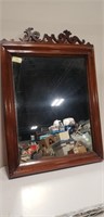 18x25 vintage mirror note damage