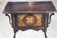 TOLE PAINTED SMOKING CABINET
