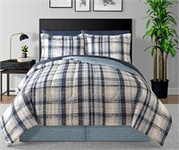 New Harper Plaid 8-piece Reversible Comforter Set,