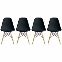 Open Box Nicer Furniture Eames Style Side Chair wi