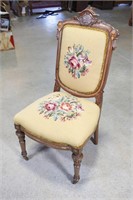 ANTIQUE TAPESTRY CHAIR