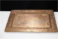 HAMMERED COPPER TRAY