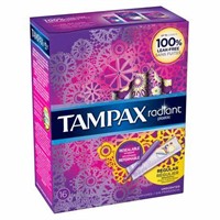 Tampax Radiant Tampons Unscented 16pcs