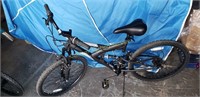 24" ozone500 dual shock 21 speed bike