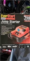 EverStart jump starter with inflator