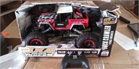 Four by four radio control truck, rock crawler