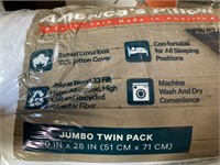 Jumbo Twin Pack Pillows