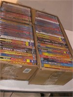 Assorted DVDs - 2 Boxes