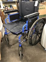 INVACARE WHEEL CHAIR, NO FOOT RESTS