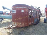 16' LIVESTOCK TRAILER WITH TITLE
