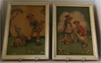 Two Vintage Childrens Prints