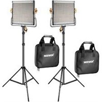 NEEWER LED 2-LIGHT KIT WITH STANDS