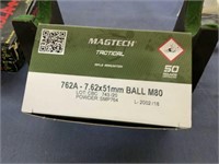 MAGTECH  7.62 X 51MM  BALL 8MM  50 ROUNDS