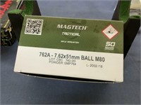 MAGTECH  7.62 X 51MM  BALL 8 MM  50 ROUNDS