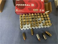 IN FEDERAL BOX  9MM AUTO BUT MIXED CASINGS