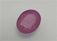 Certified 3.50 Cts Natural Ruby