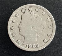 1903 Shielded "V" Nickel
