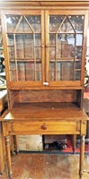 1 Drawer Softwood Desk w/ Bookcase Top