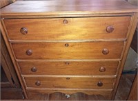 4 Drawer Chest of Drawers 39"x38.5"x17"