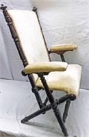 Victorian Folding Parlor Chair