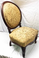 Victorian Upholstered Side Chait