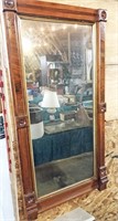 Vicrtorian Hall Mirror w/ Marble Top Stand